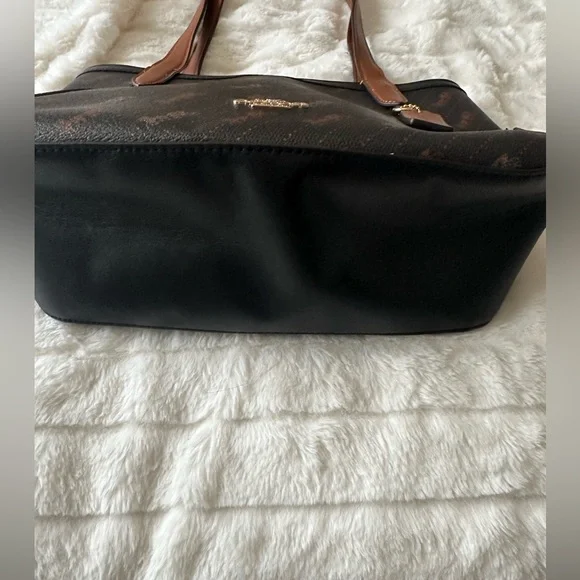 Coach Brown and Black Women's Tote Bag - Picture 3 of 5